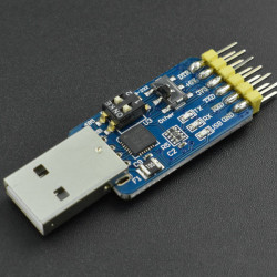 6 IN 1 CP2102 USB TO TTL 485 232 3.3V/5V CONVERTER MODULE