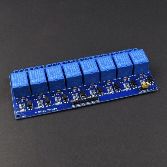 RELAY MODULE 8 CHANNEL 5V – 10A OPTOCOUPLER