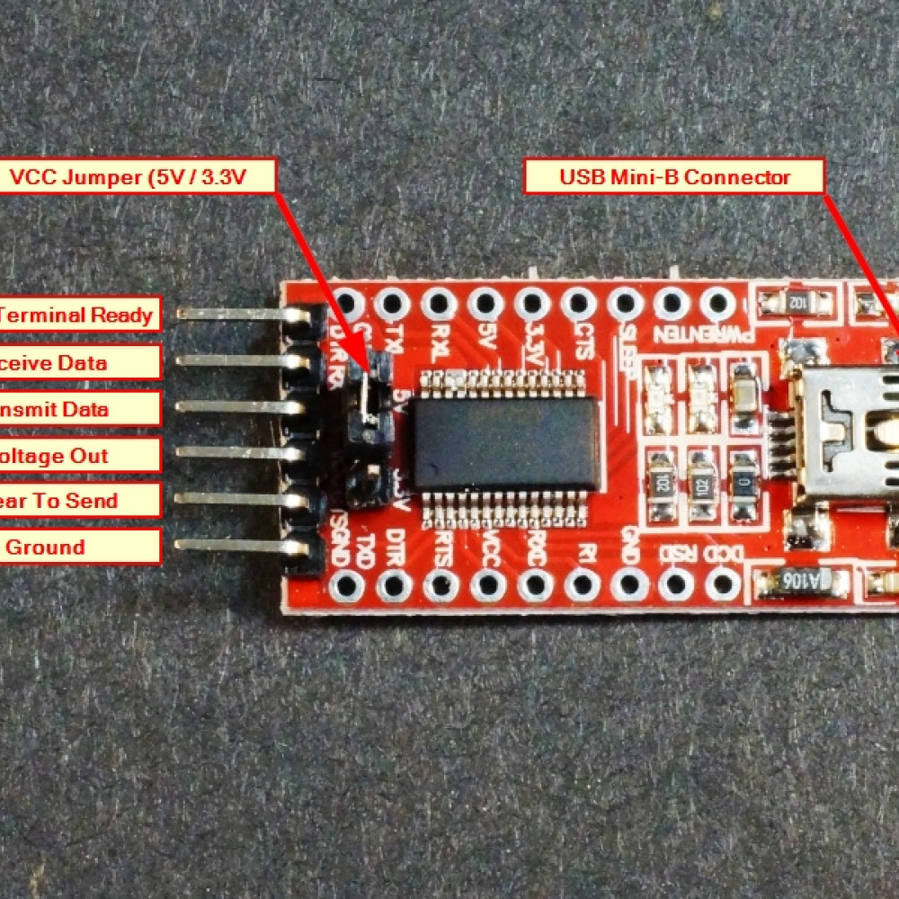 Ft232rl Ftdi Usb Ttl Serial Module Adapter