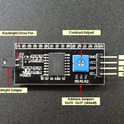 IIC SERIAL I2C LCD ADAPTER MODULE