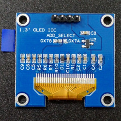 1.3" 128x64 I2C OLED DISPLAY