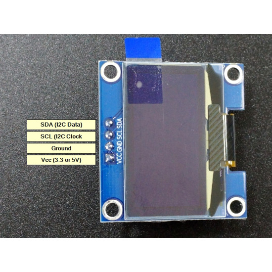 1.3" 128x64 I2C OLED DISPLAY