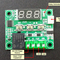 XH W1209 TEMPERATURE CONTROL MODULE