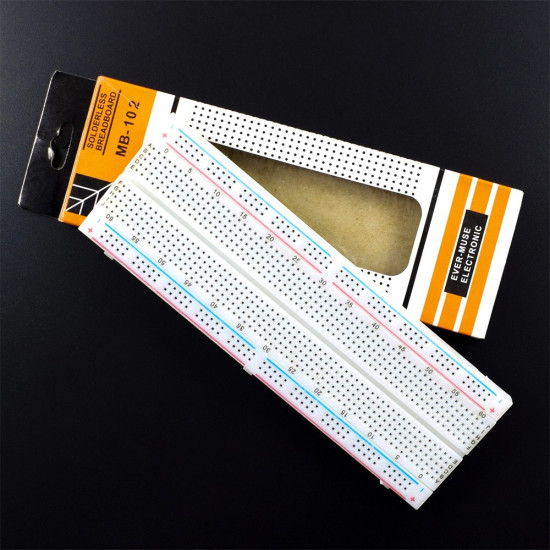 MB102 830 POINTS BREADBOARD TEST PLATE