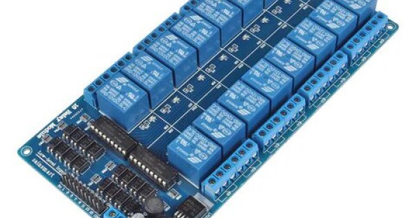 RELAY MODULE 16 CHANNEL 5V – 10A OPTOCOUPLER