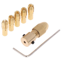 7PCS MINI DRILL CHUCKS FOR ROTARY POWER TOOLS DIAMETER 5.05mm