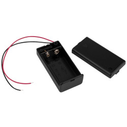 9V BATTERY HOLDER WITH SWITCH