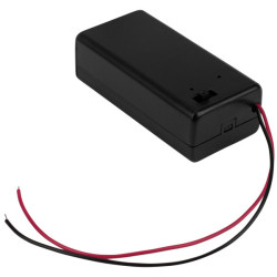 9V BATTERY HOLDER WITH SWITCH