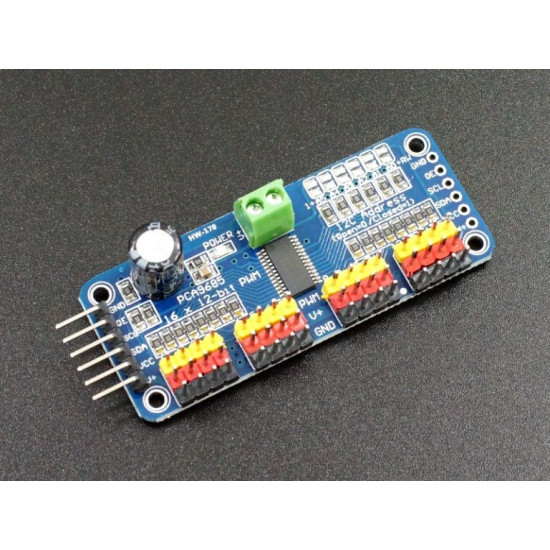 PCA9685 16 CHANNEL 12-BIT PWM / SERVO DRIVER