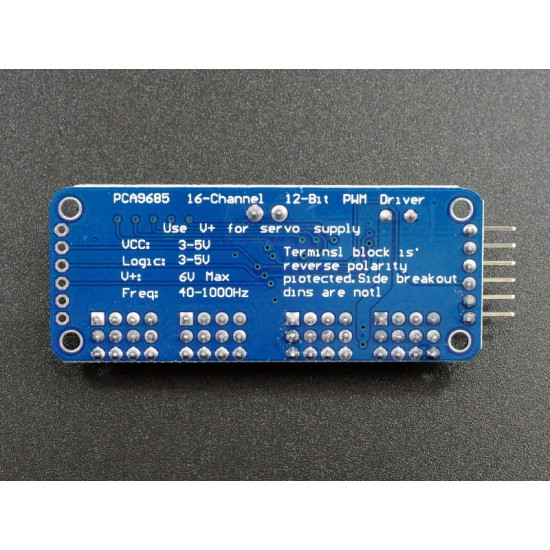 PCA9685 16 CHANNEL 12-BIT PWM / SERVO DRIVER