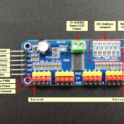 PCA9685 16 CHANNEL 12-BIT PWM / SERVO DRIVER