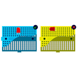 170 POINTS MINI BREADBOARD TEST PLATE