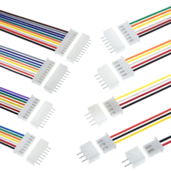 CONNECTOR JST MALE FEMALE XH2.54MM 2P 26AWG 30CM