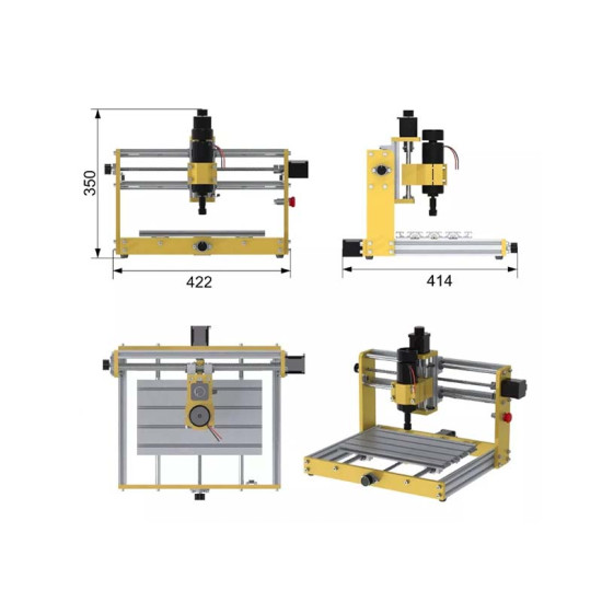 CNC3018 PLUS + 500W SPINDLE MOTOR + 30W LASER HEAD 3 AXIS