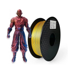 PLA 1.75MM SLYPRO SILK TRICOLOR GOLD & FUCHSIA & BLACK