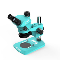 RF4 RF-7050TV 7-50X TRINOCULAR SYNCHRONOUS MICROSCOPE WITH LED LIGHTS