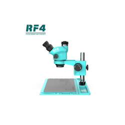 RF4 RF-7050TVD2 7-50X TRINOCULAR SYNCHRONOUS MICROSCOPE WITH LED LIGHTS