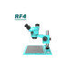 RF4 RF-7050TVD2 7-50X TRINOCULAR SYNCHRONOUS MICROSCOPE WITH LED LIGHTS