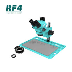 RF4 RF-7050TVD2 7-50X TRINOCULAR SYNCHRONOUS MICROSCOPE WITH LED LIGHTS