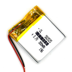 BATTERY LITHIUM-ION - 400MAH, 3.7V (25X25X5MM)