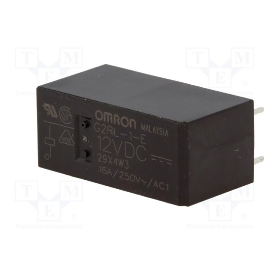 RELAY OMRON G2RL-1-E 12VDC (12V 16A 1RT) 8PIN