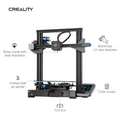 3D PRINTER CREALITY ENDER 3 V2 220X220X250MM