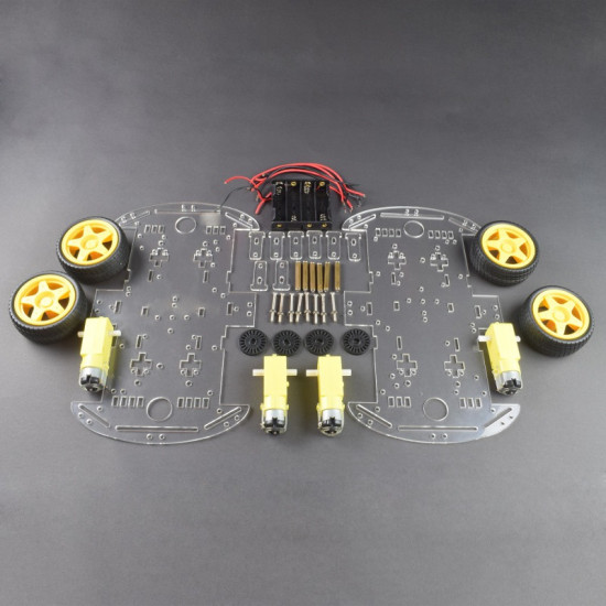 4WD SMART ROBOT CAR CHASSIS KIT