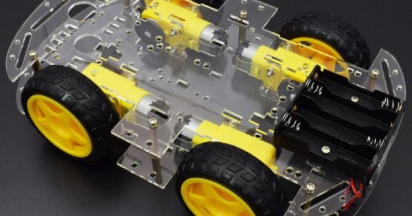 4WD SMART ROBOT CAR CHASSIS KIT