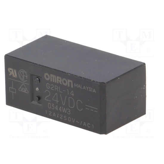 RELAY OMRON G2RL-14 24VDC (24V 12A 1RT) 5PIN