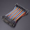 10CM MALE TO MALE BREADBOARD JUMPER CABLE 2.54MM