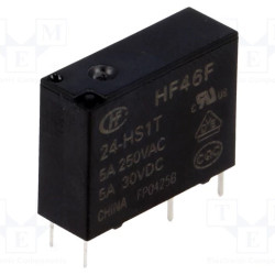 RELAY HF46F24-HS1T 24V 1RT