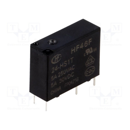 RELAY HF46F24-HS1T 24V 1RT