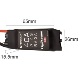 BRUSHLESS ESC SPEED CONTROLLER 40A FLYCOLOR FLYDRAGON A-FW040004-L1L1-01