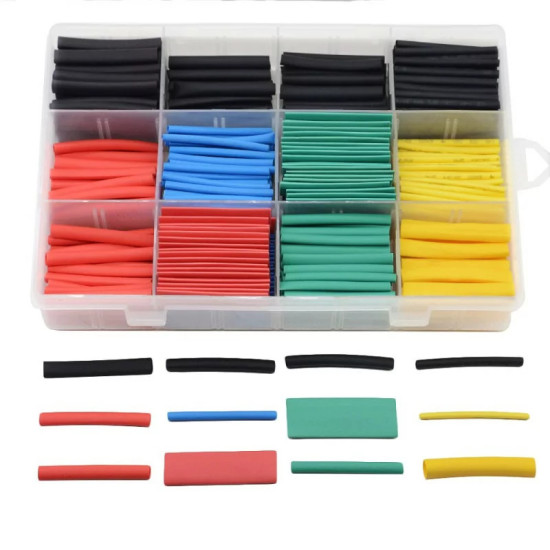 530PCS COLORED HEAT SHRINK SHEATH