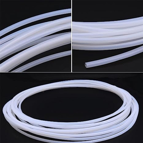 PTFE 2X4MM WHITE TEFLON TUBE FOR 1.75MM 3D PRINTER FILAMENT - 1 METER