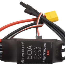 BRUSHLESS ESC SPEED CONTROLLER 50A FLYCOLOR FLYDRAGON ESC FW050004