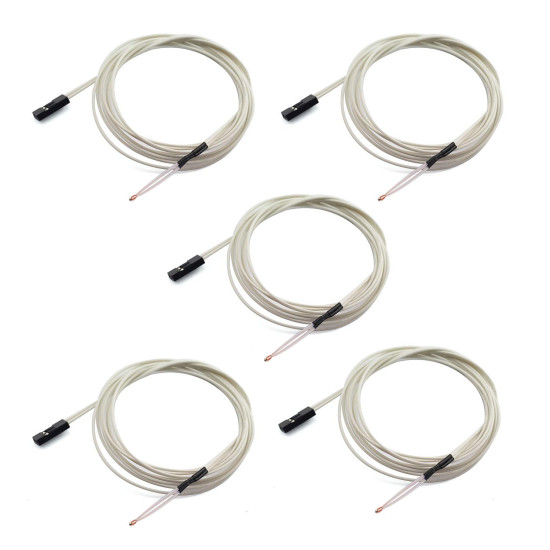 NTC B3950 100K THERMISTORS 1% WITH 1000MM CABLE AND 2PIN 2.54MM TERMINAL