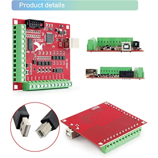 4 AXIS MACH3 USB CNC MOTION CONTROLLER INTERFACE CARD