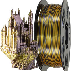 PLA 1.75MM SLYPRO BICOLOR GOLD & BLACK