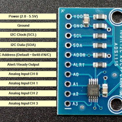 ADS1115 4-CHANNEL 16-BIT ADC MODULE ANALOG TO DIGITAL CONVERTER