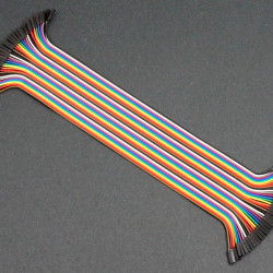 40CM FEMALE TO FEMALE BREADBOARD JUMPER CABLE 2.54MM