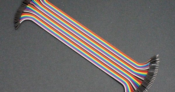 Sourcing Map Breadboard-Verbindungskabel – 40 Pin, Weiblich/weiblich, 2,54 Mm Abstand, 40 Cm Länge | Für Elektronikprojekte & Prototyping