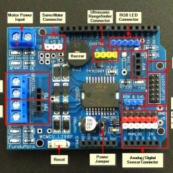 L298P MOTOR DRIVER SHIELD