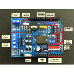 L298P MOTOR DRIVER SHIELD