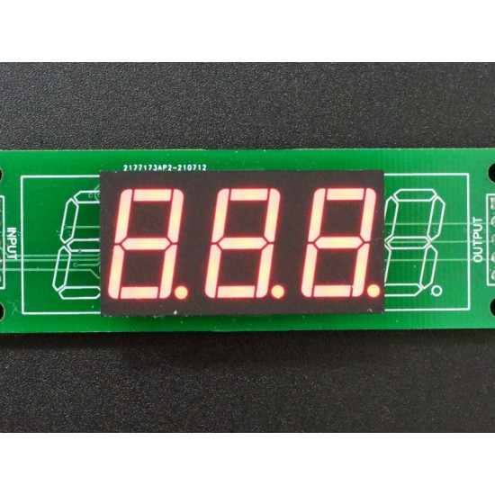 LED 7-SEGMENT 0.56″ CC 3-DIGIT RED