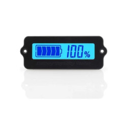 LY6W 12V TO 24V INDICATOR CAPACITY LITHIUM BATTERY  BLUE LCD