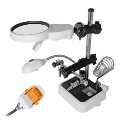 MULTIFUNCTIONAL THIRD HAND MAGNIFIER MG16129-DC