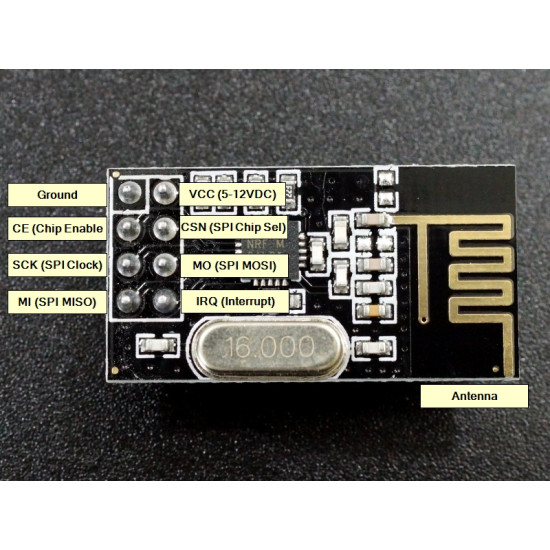 NRF24L01 WIRELESS TRANSCEIVER MODULE