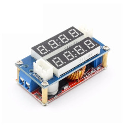 XL4015 5A VARIABLE VOLTAGE & CURRENT STEP DOWN POWER MODULE WITH DUAL LED DISPLAY