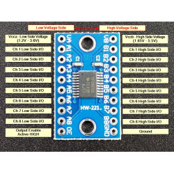 TXS0108E 8 CHANNEL LOGIC LEVEL CONVERTER MODULE